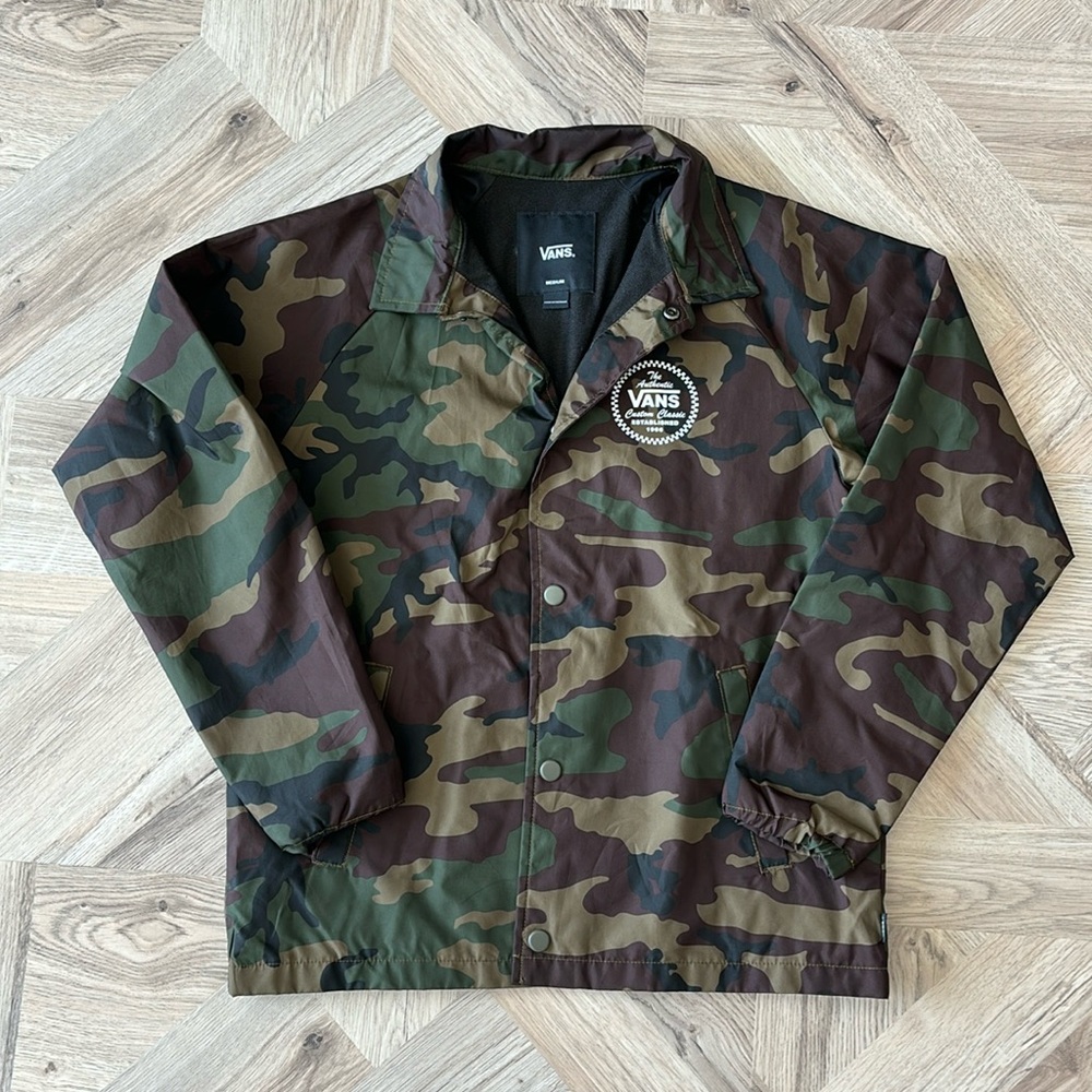 Vans Kids Camo Windbreaker